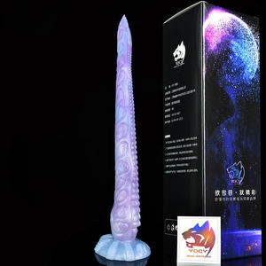 S M L XL Soft Tentacle Dildo Color Silicona Realista Pulpo Pene Adulto Fantasía Anal Plug Holder Masturbación Masaje - Product Image 3