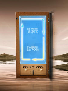 Humidificateur de cigare réfrigéré R600a 191L réfrigérateur étui humidificateur vitrine Abinet contrôle de température d'humidité Intelligent - Product Image 6