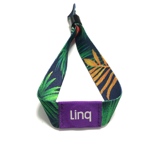 Personalizado Vip Party Festival ajustable Nfc pulsera etiqueta <span class=keywords><strong>Rfid</strong></span> tejido pulsera para eventos - Product Image 4