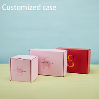 Emballage cadeau en carton ondulé écologique avec impression personnalisée, boîte à courrier pour avion, boîte en papier pour cosmétiques, soins de la peau, vêtements