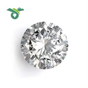 2ct rond cvd diamant cultivé en laboratoire diamants loos artificiels diamant brut non coupé avec prix