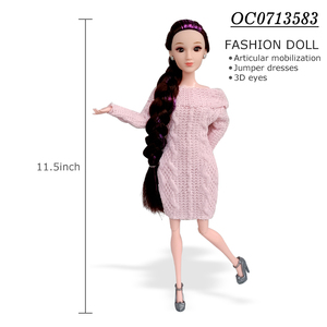 12 pièces 11.5 pouces articulations mobiles pliables mode fille poupée et jouet - Product Image 3