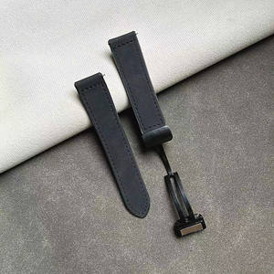 Crazy Horse 20mm 22mm correas de reloj de cuero magnético cuero-correas de silicona para Galaxy <span class=keywords><strong>Watch</strong></span> 18mm 20mm 22mm <span class=keywords><strong>correa</strong></span> de reloj de cuero - Product Image 6