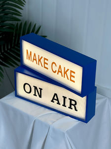 Cubo acrílico LED caja de luz iluminada rectángulo pantalla de publicidad exterior para <span class=keywords><strong>Pub</strong></span>/salón aluminio Shopfront 3D para hospitales - Product Image 2