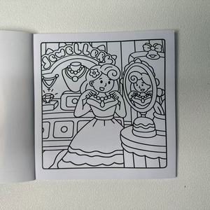 Tùy Chỉnh Hoài Cổ Cô Gái Màu Cuốn Sách Thiết Kế Retro Bìa Mềm Tùy Chỉnh Màu Cuốn Sách Cho Phụ Nữ Những Người Đam Mê Nghệ Thuật Món Quà - Product Image 6