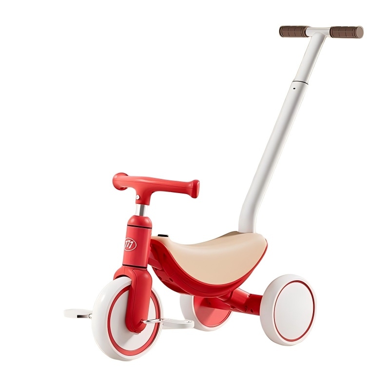 Red pedals + push handle+$3