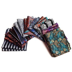 Mouchoir carré pour homme <span class=keywords><strong>2023</strong></span>, polyester, tendance, paisley, grande fleur, serviette de poche pour costume - Product Image 2