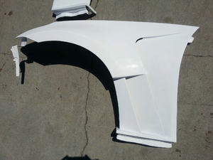Para 09 en adelante 370Z Z34 EPA Style frp guardabarros delantero sin pintar (solo debajo de las rejillas de ventilación abiertas) - Product Image 3