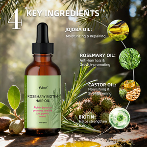 Minyak Rosemary murni alami dan minyak roda pertumbuhan rambut Losion Perawatan Kulit Kepala minyak esensial untuk anti-rambut rontok dan penumbuh rambut - Product Image 2