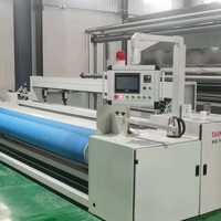 Machine de poinçonnage automatique de haute précision pour tissus non tissés et ligne de production de fibres avec moteur