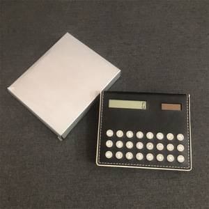 Calculator With Sticky Notes Black Plastic 8 Digits Battery Powered Multi Functional Office Use - Product Image 1