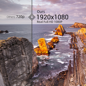 Byintek Máy Chiếu Trên Cao <span class=keywords><strong>Android</strong></span> 1080P Thông Minh K18 Máy Chiếu Thông Minh LED Full HD WIFI Chùm Tia <span class=keywords><strong>PC</strong></span> Không Dây Video Mini - Product Image 4