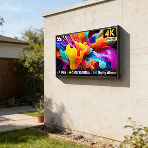 Téléviseur LED 4K UHD extérieur IP65 de 55/65 pouces, 1000/2500 nits, visible en plein soleil, son Dolby, Smart WebOS, Wi-Fi, prise en charge des tailles plus grandes, personnalisable - Product Image 1