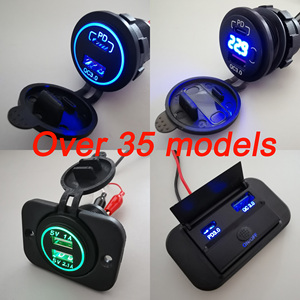 Xe buýt Phụ Kiện Xe buýt Xe Tải xe di động điện thoại di động sạc nhanh kép C và cổng USB ổ cắm - Product Image 3