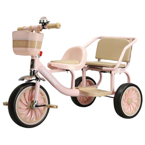Tricycle pour enfants pas cher d'usine chinoise / Tricycle pour enfants avec siège arrière / Tricycle pour bébé pour enfants de 2 à 6 ans - Product Image 3