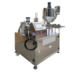 Machine de remplissage automatique de scellage de tasses pour pour le congee de gelée de yaourt - Product Image 1