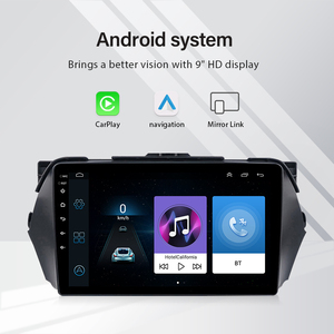 Layar sentuh navigasi GPS 2.5D 2din 9 inci Mirror Link <span class=keywords><strong>Radio</strong></span> mobil Android Stereo untuk <span class=keywords><strong>Suzuki</strong></span> Alivio <span class=keywords><strong>Ciaz</strong></span> 2014-2018 - Product Image 2