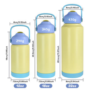 Botella de Agua Infantil de 18 oz, Libre de BPA, Personalizada, Mantiene el Calor Durante 12 Horas, Antiderrames, con Tapa de Boquilla y Pajita, Certificación CPC - Product Image 2