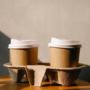 Free Sample Custom Printed logo 7/8/12/16oz Recyclable White Paper Coffee <b>Cup</b> with Lid - Product Image 2