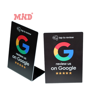 13.56MHz Acrylic Google xem xét NFC đứng Instagram phương tiện truyền thông xã hội đánh giá QR mã NFC thẻ thẻ - Product Image 2