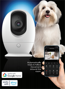 Caméra de sécurité WiFi intérieure SIXWGH 2K <span class=keywords><strong>avec</strong></span> audio bidirectionnel, vision nocturne, détecteur de mouvement, carte MicroSD, moniteur pour bébé et animaux domestiques, compatible Alexa - Product Image 4