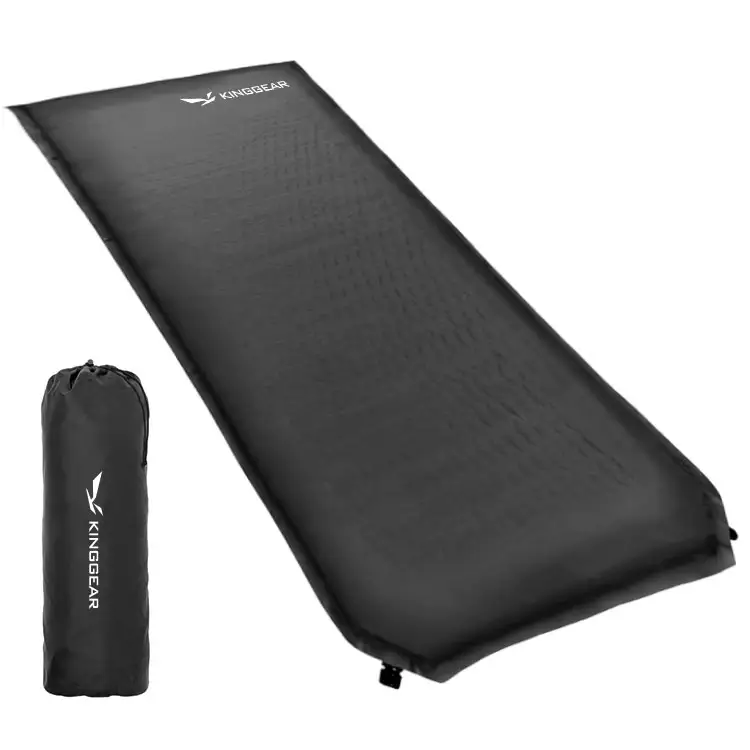 KingGear Outdoor Foam Camping Mattress Self Inflating Sleeping Pad Mat Blanket waterproof Lightweight Sleeping Camping Mat