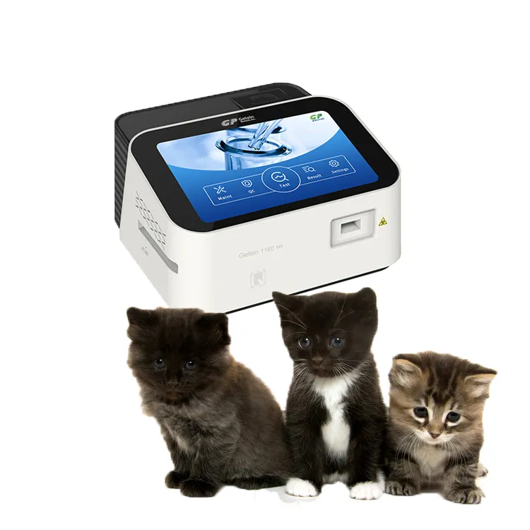 Getein Vet POCT جهاز تشخيص الحيوانات الأليفة اختبار القطط اختبار بيطري المناعي الفلوري محلل كمي