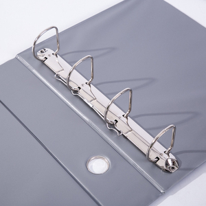 Lụa trắng 3 D Vòng PVC Vòng chất kết dính A4 Album Dây Kéo <span class=keywords><strong>1</strong></span> inch 3 Vòng chất kết dính Trung Quốc - Product Image 4