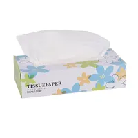 Disposable Soft Printed Facial Tissue Paper Box