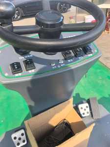 Barredora eléctrica de piso azul de diseño Cyberpunk de alta dimensión 2025 con salida de 48kw y presión de 30KG para una fácil maniobra - Product Image 6