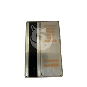 Luxury Metal Steel Business <b>Access</b> <b>Control</b> Membership <b>Card</b> Standard Size NFC Mini Tag T5577 1K EM4305 Chips Hotel Payment - Product Image 3