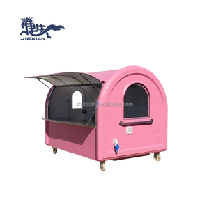 Carrito de Comida de Aluminio JX-FR260WA con Ruedas para Aperitivos, Dulces y Helados, Tipo Remolque Portátil - Product Image 3