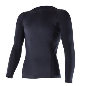 Camiseta Deportiva de Compresión para Hombre, de Secado Rápido, Manga Larga, para Gimnasio, Ejercicio, Yoga, 100% Poliéster - Product Image 1