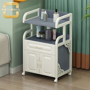 Carrito de estudio cosmético de <span class=keywords><strong>belleza</strong></span>, carro de clínica estética, carro de esteticistas para Carro de color blanco con ruedas - Product Image 1