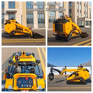 Mini-chargeuse sur chenilles V1000, certifiée EPA/EURO5/CE, multifonctionnelle avec divers accessoires, capacité de charge de 650 kg, moteur <span class=keywords><strong>Kubota</strong></span> - Product Image 3