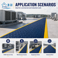 Endüstriyel Hava Koşullarına Dayanıklı Yırtılmaz Çevre Dostu TPO Yürüme Platformları Toplu Tedarikçisi Ticari Çatı HVAC Ekipman Servisi için
