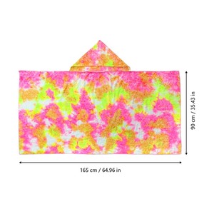 2024 Good Sale Wearable Bath Pool <b>Beach</b> Soft <b>Towel</b> Wrap <b>Beach</b> Cloak With Hood - Product Image 5