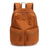 2025 nouveau Style Simple extérieur petit Nylon tissu voyage sac à bandoulière pour femmes collège étudiant sac à dos panneau solaire Polyester