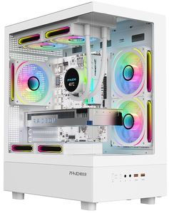 Thiết kế mới OEM PC trắng chơi game máy tính Tủ ATX PC trường hợp HD USB3.0 mATX Gamer Chassis 360 làm mát bằng nước Glass <span class=keywords><strong>Side</strong></span> - Product Image 4