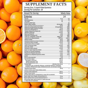 Gomitas Multivitamínicas para Hombre OEM ODM con Vitamina B12, Mezcla de Enzimas Digestivas, Sabor a Limón y Naranja, para el Apoyo Cerebral y Ocular - Product Image 6
