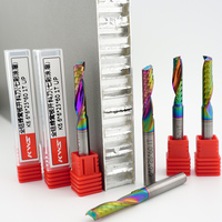 Fraise CNC en carbure haute précision sept couleurs pour panneaux alvéolaires en aluminium, acier rapide, ODM OEM