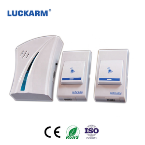 Sonnettes jumelles <span class=keywords><strong>sans</strong></span> <span class=keywords><strong>fil</strong></span> avec émetteurs doubles à <span class=keywords><strong>longue</strong></span> <span class=keywords><strong>portée</strong></span> 32 carillons à configuration facile - Product Image 1