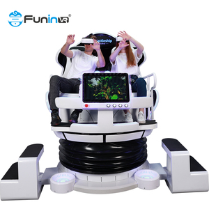 เก้าอี้2ที่นั่งแบบ VR สำหรับ9D เสมือนจริงเก้าอี้โรงภาพยนตร์เกมรับเงินรวดเร็ว VR 9D ไข่ VR POD - Product Image 2