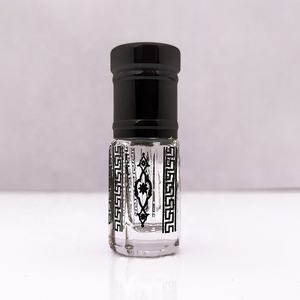 Arabische nachfüllbare Parfüm flasche leere Tola Flasche Gold schwarz Druck Attar Flasche - Product Image 4