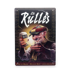 Tanda timah logam antik desain kustom dekorasi tanda logam timbul aluminium iklan peringatan tanda jalan grosir - Product Image 6