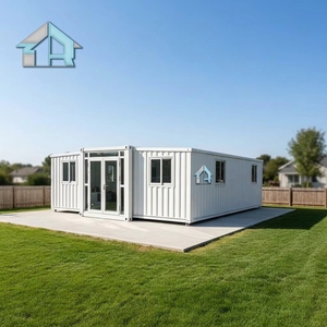 Maison mobile extensible renforcée anti-ouragan, bâtiment modulaire pliable pour chantier de construction de complexe hôtelier - Product Image 1