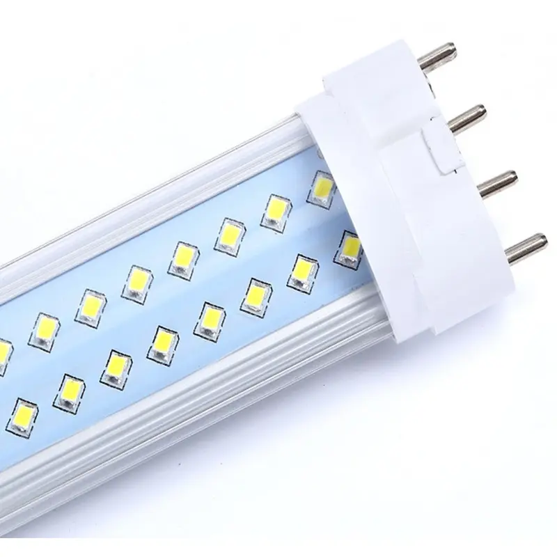 Lampu Tabung Led 2G11 SMD 4 Pin, Cahaya Retro Fit Tipe H, Hemat Energi 1.2M Batten Neon, Lampu Colokan Horizontal 18W