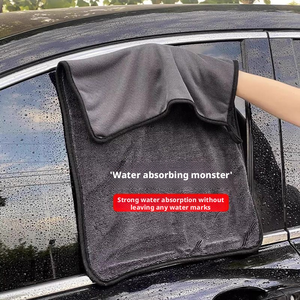 Paño de microfibra absorbente de doble capa trenzado de 1200 gsm, de doble cara y engrosado, para lavado de coches, marca OEM - Product Image 4