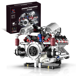 Kaiyu K96207 2025 New F40LM V8 Engine MOC <strong>Super</strong> Sports <strong>Car</strong> APP <strong>Model</strong> Puzzle Assembly Building Blocks Sets ABS Plastic 1:24 Scale - Product Image 1