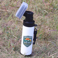 Brosse de nettoyage pour clubs de golf avec logo personnalisé, accessoires de golf portables, grande brosse à poils en nylon, bouteille à presser